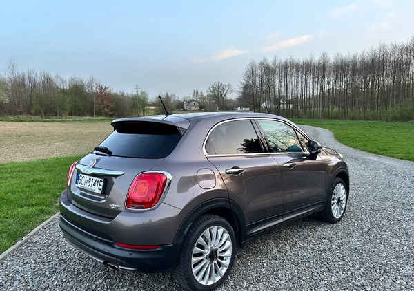 Fiat 500X cena 48500 przebieg: 123200, rok produkcji 2016 z Zielonka małe 191